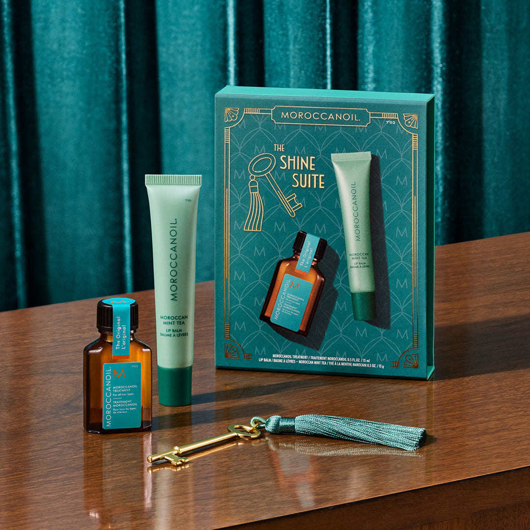 MOROCCANOIL The Shine Suite – Mint Tea – lahjapakkaus