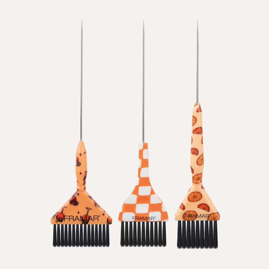 FRAMAR Pin Tail Color Brush -siveltimet, Puttin′ On the Spritz (3 kpl)