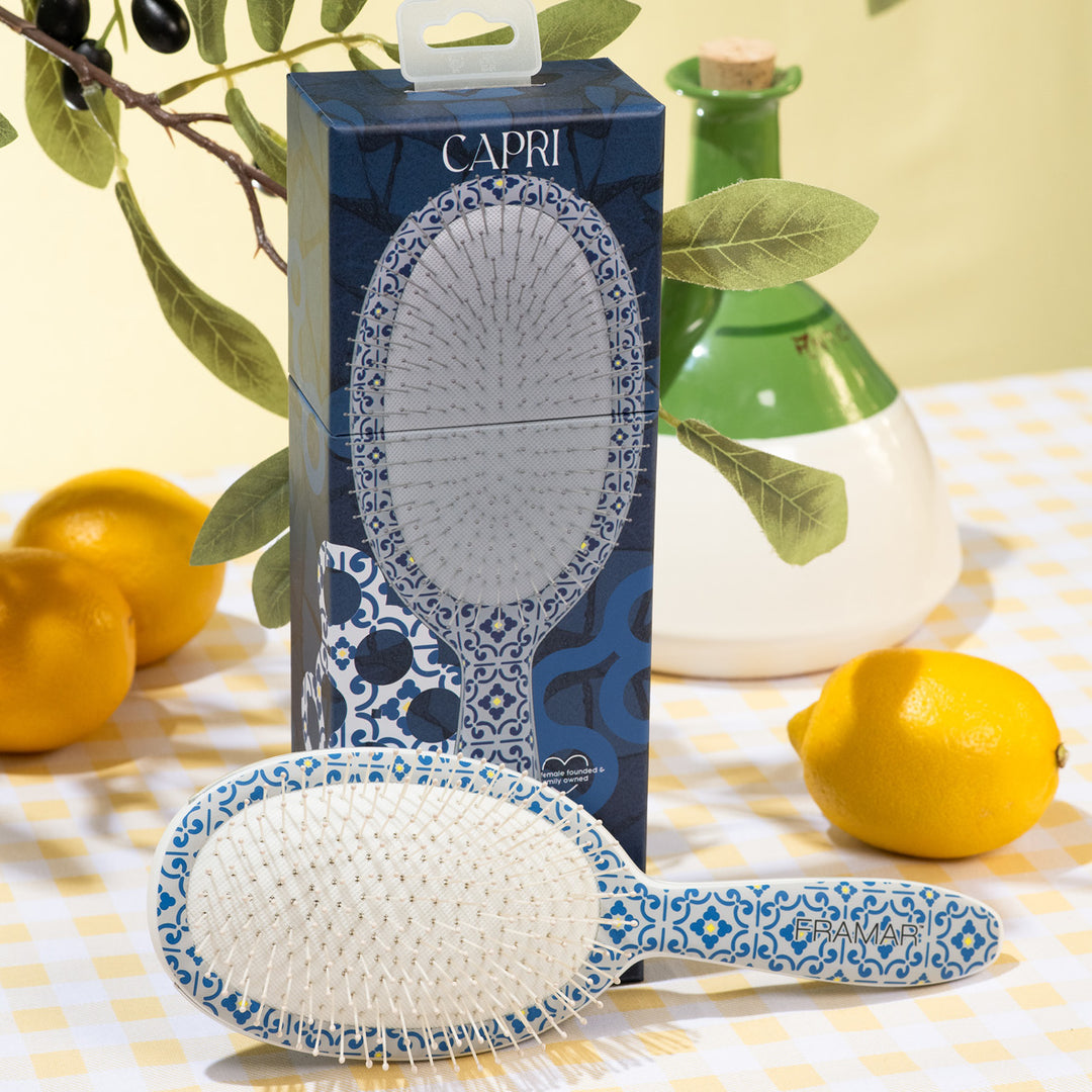 FRAMAR Limoncello Detangle Brush, Capri