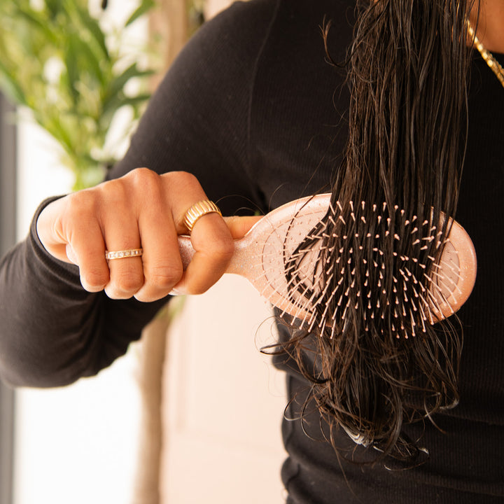 FRAMAR Detangle Brush - Glitter Rose