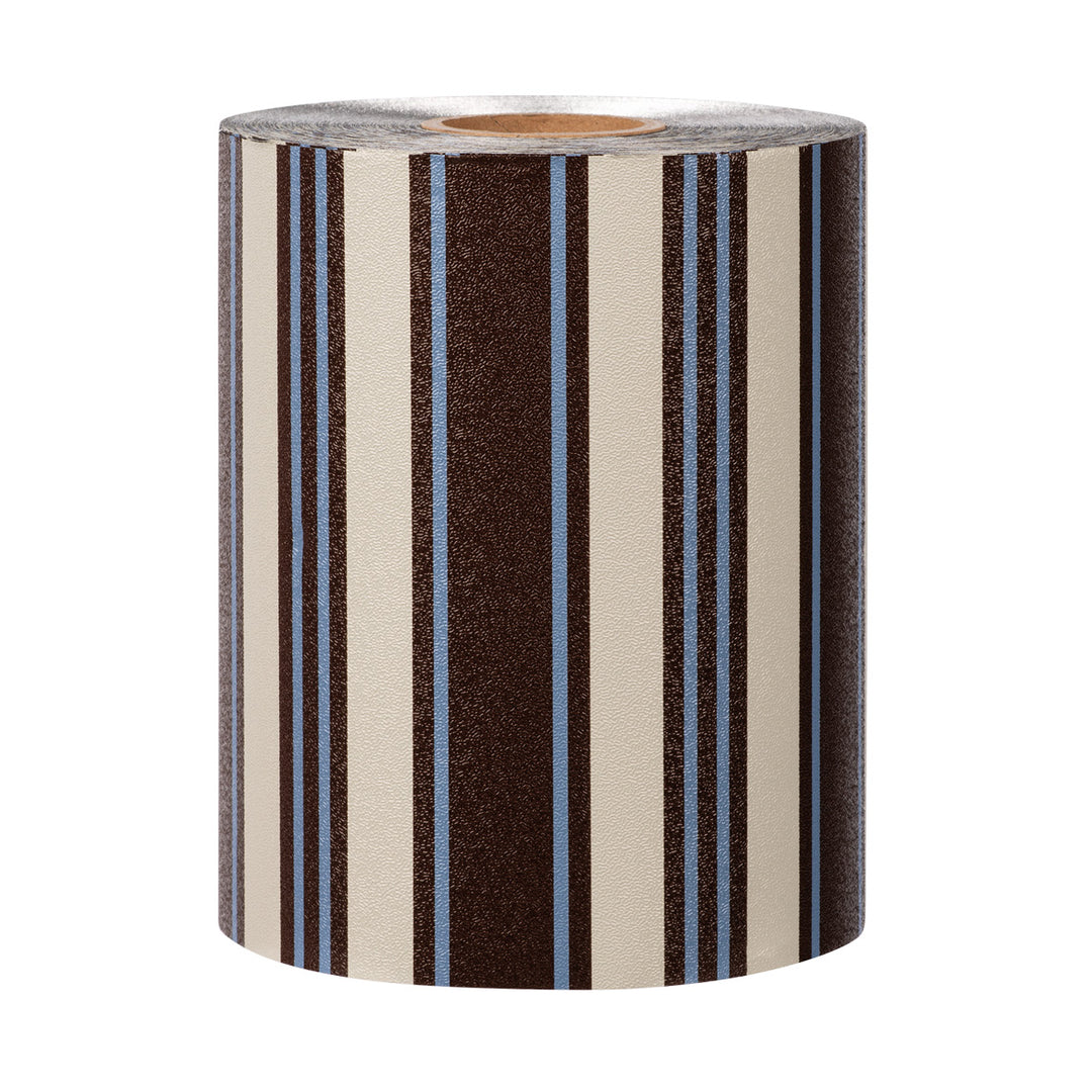 FRAMAR Embossed Roll - Blue Chocolate Stripes (97,5 m)
