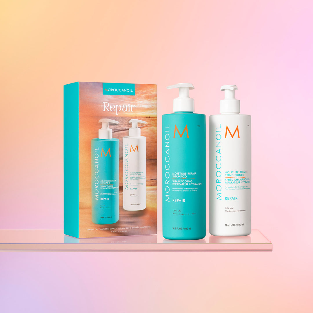 MOROCCANOIL Moisture Repair Shampoo & Conditioner 500 ml Duo