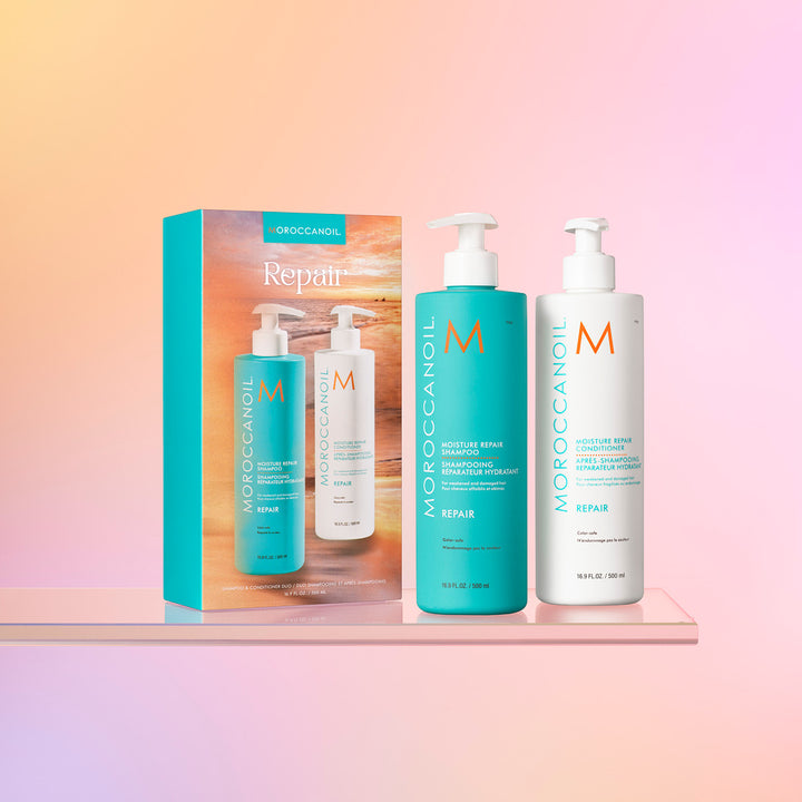 MOROCCANOIL Moisture Repair Shampoo & Conditioner 500 ml Duo