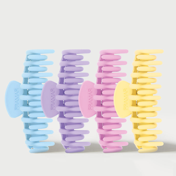 FRAMAR Claw Clips Pastel, 4 kpl/pkt